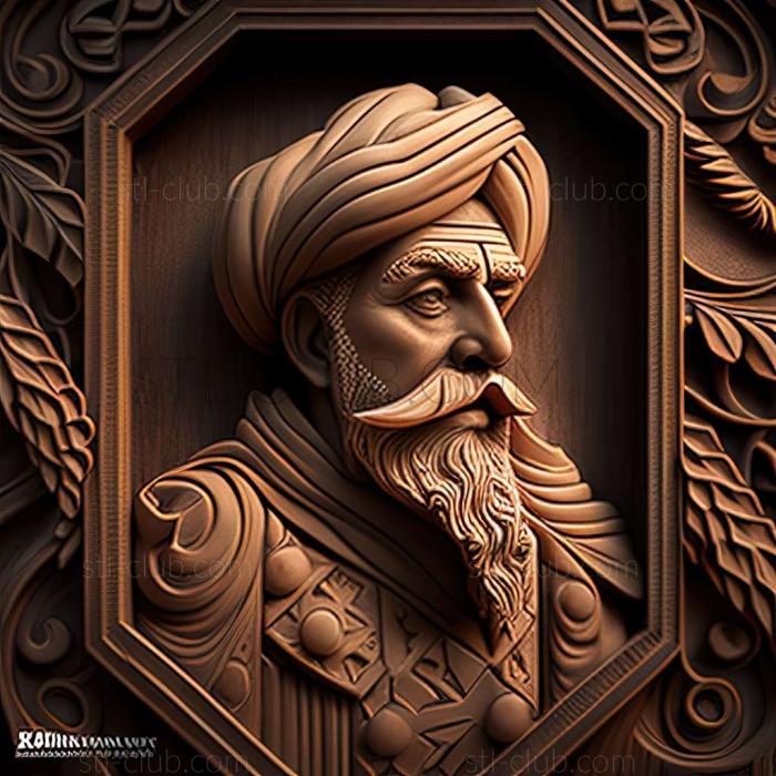 3D model Mohammadshahr in Iran (STL)